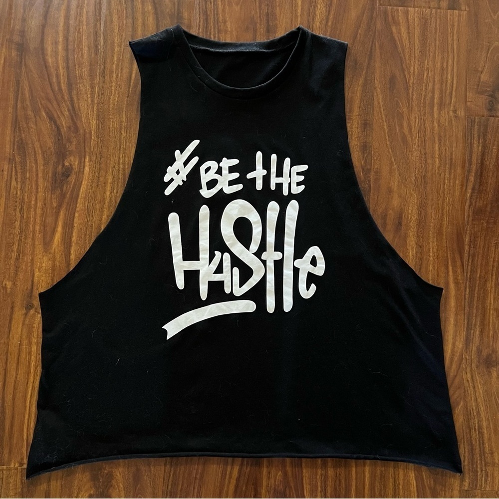 Beachbody Control Freak Be The Hustle Black Tank Top size large